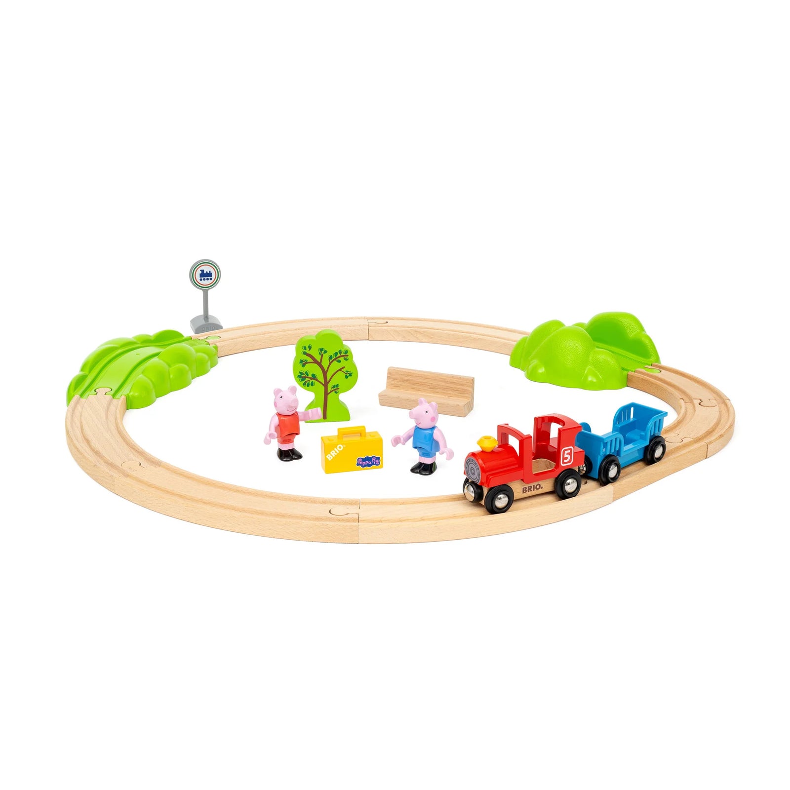 BRIO PEPPA PIG 18PC TRAIN SET