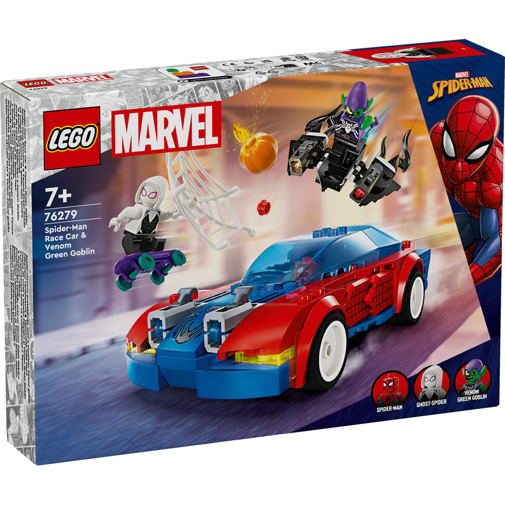 LEGO MARVEL SPIDER-MAN RACE CAR &amp; VENOM GREEN GOBLIN 76279