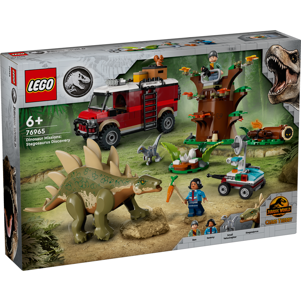 LEGO JURASSIC WORLD DINOSAUR MISSIONS STEGOSAURUS DISCOVERY 76965