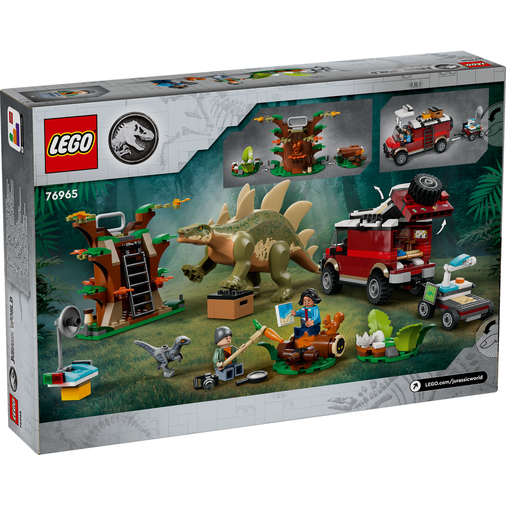 LEGO JURASSIC WORLD DINOSAUR MISSIONS STEGOSAURUS DISCOVERY 76965