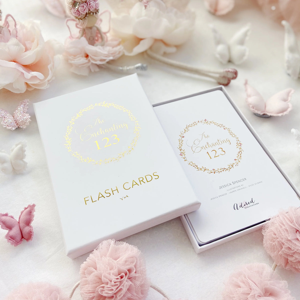 ADORED ILLUSTRATIONS THE ENCHANTING 123 FLASH CARDS