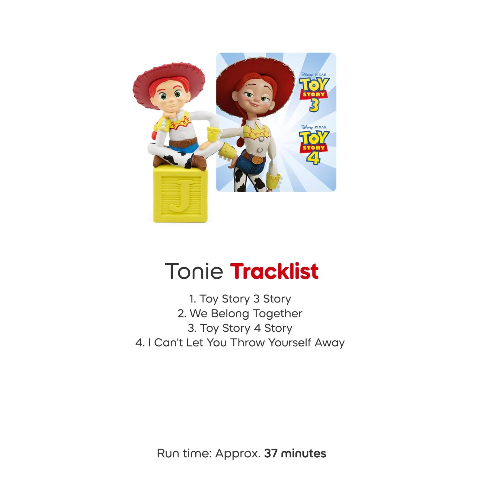 TONIES TOY STORY 3 AND 4 JESSIE TONIE AUDIO CHARACTER
