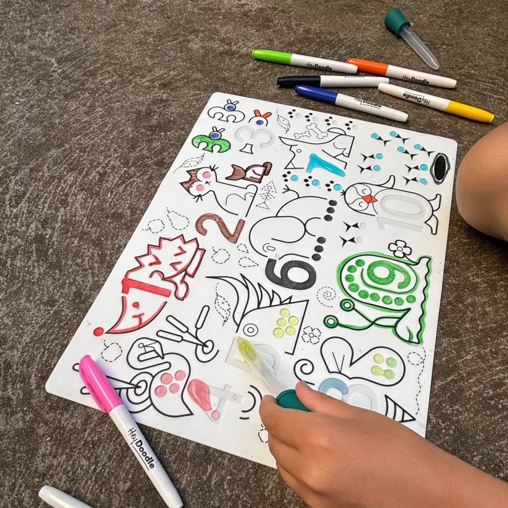 HEY DOODLE PLACEMAT WILD DIGITS
