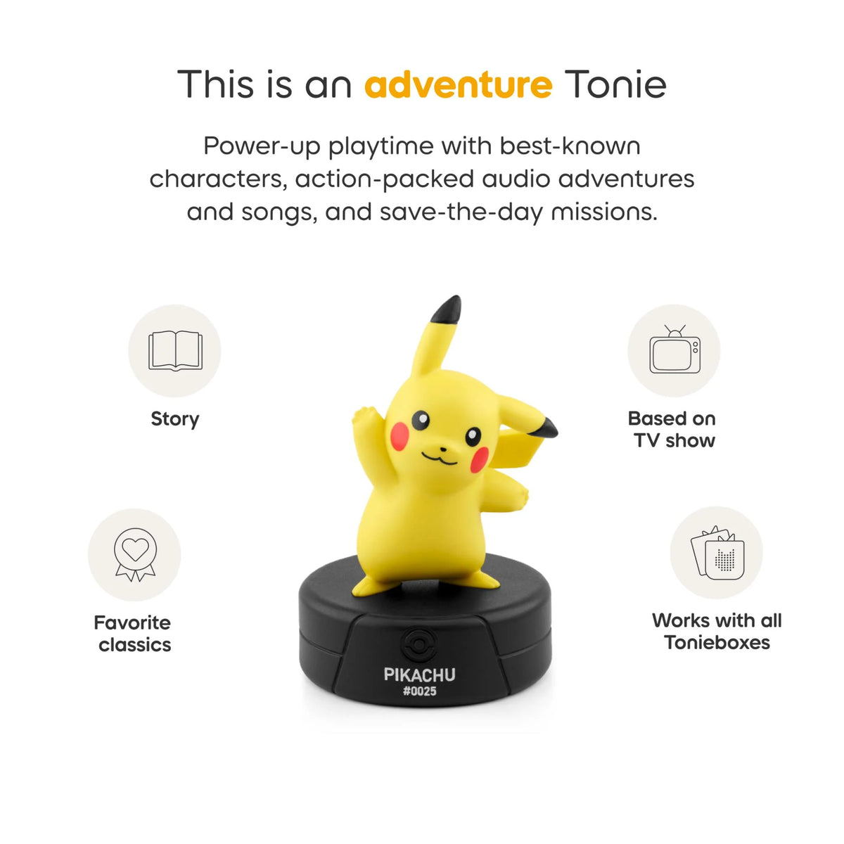 TONIES TONIEBOX 2 STARTER SET WITH PIKACHU YELLOW
