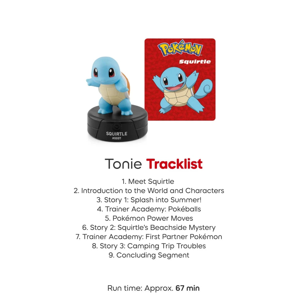 TONIES POKEMON SQUIRTLE TONIE AUDIO CHARACTER