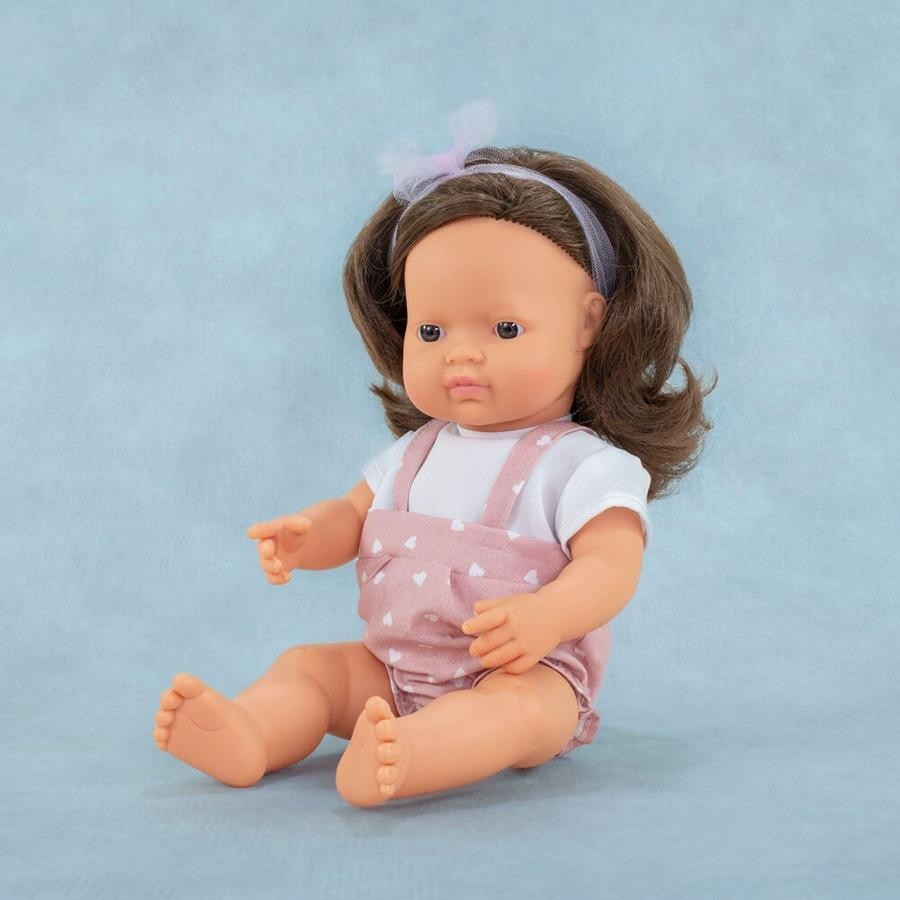 MINILAND MY FRIEND AND ME BROWN HAIR GIRL 38CM