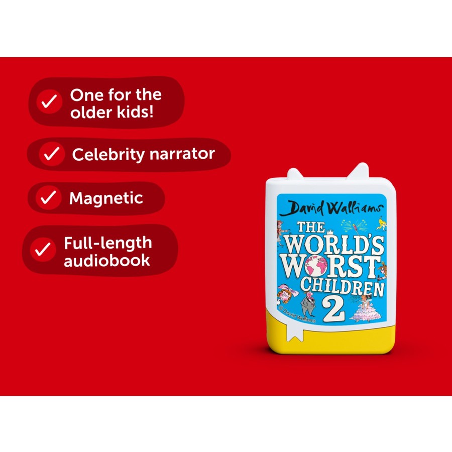 TONIES DAVID WALLIAMS THE WORLD'S WORST CHILDREN 2 BOOK TONIE