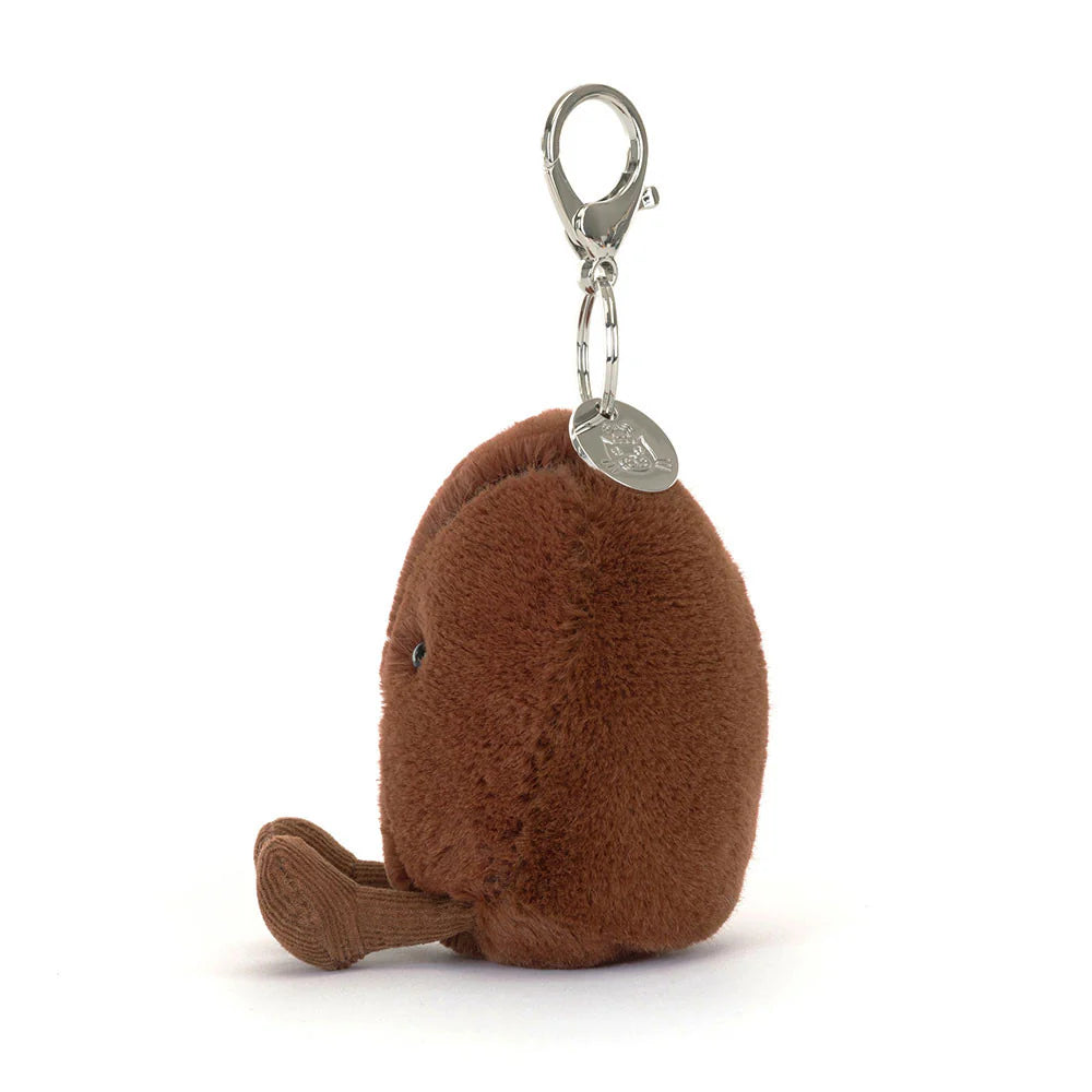 JELLYCAT AMUSEABLES BAG CHARM COFFEE BEAN