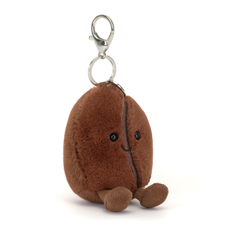 JELLYCAT AMUSEABLES BAG CHARM COFFEE BEAN