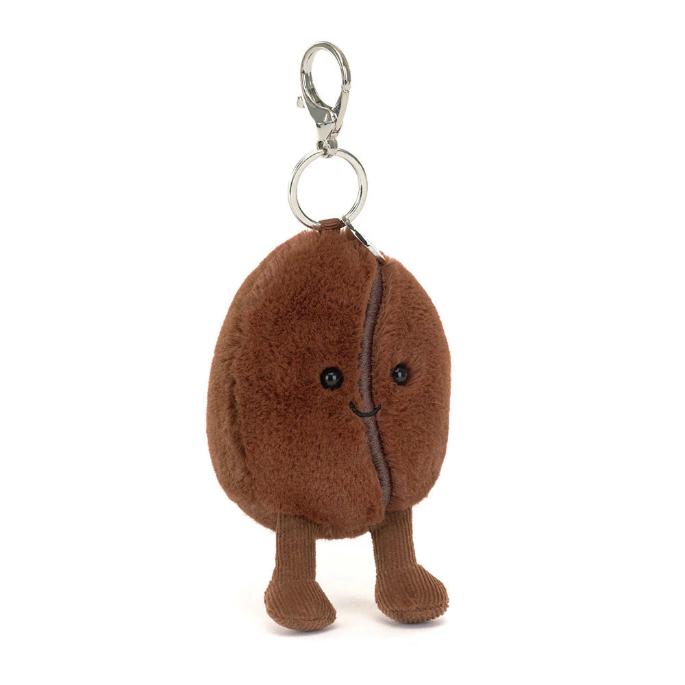 JELLYCAT AMUSEABLES BAG CHARM COFFEE BEAN