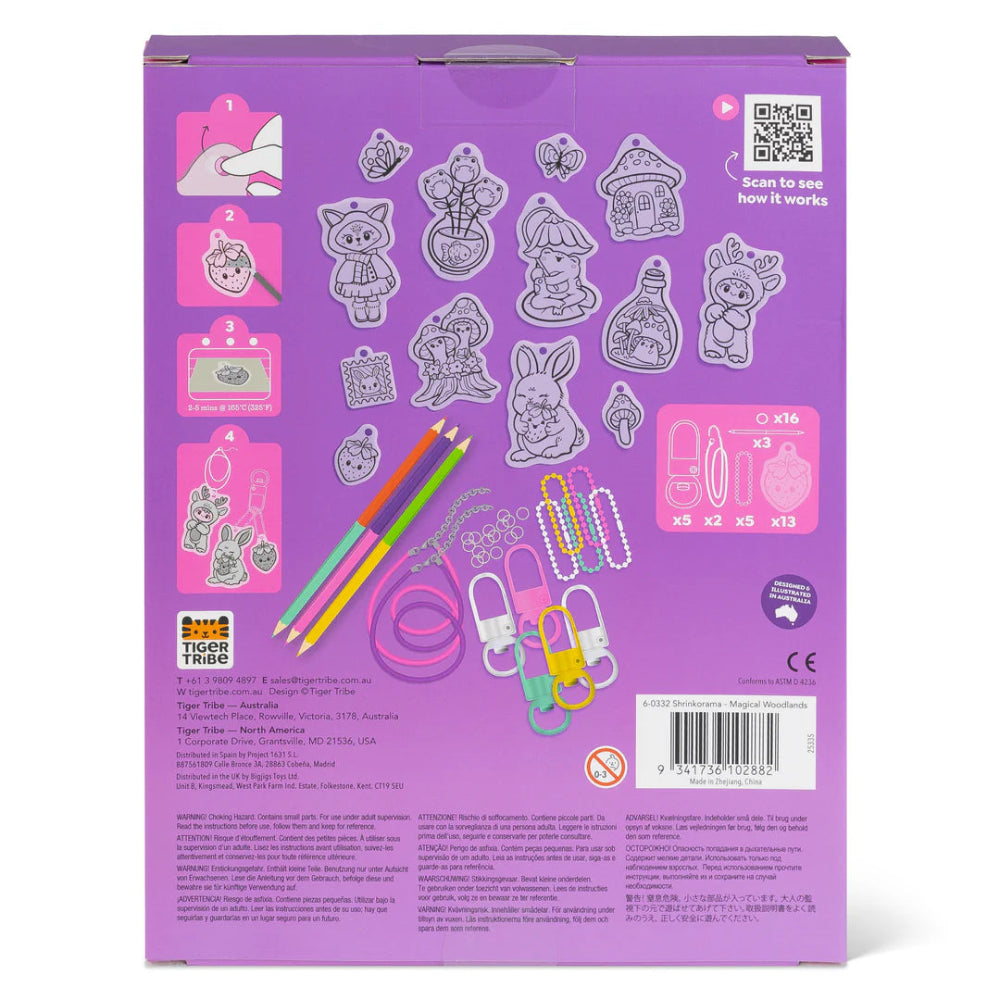 TIGER TRIBE SHRINKORAMA CHARMS MAGICAL WOODLANDS