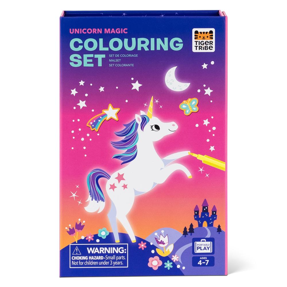 TIGER TRIBE COLOURING SET UNICORN MAGIC
