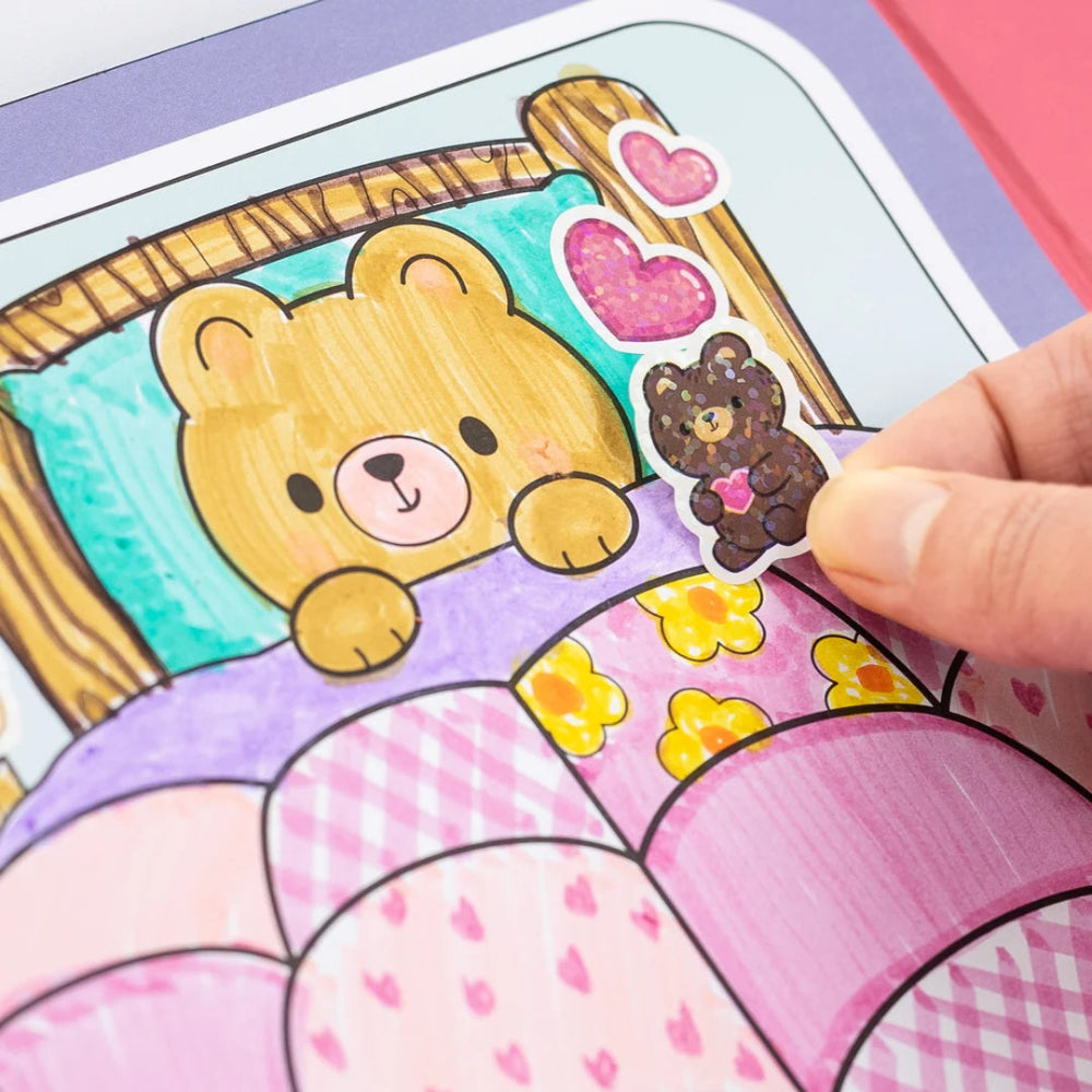TIGER TRIBE GREAT BIG COLOURING SET MAGICAL MINI WORLDS