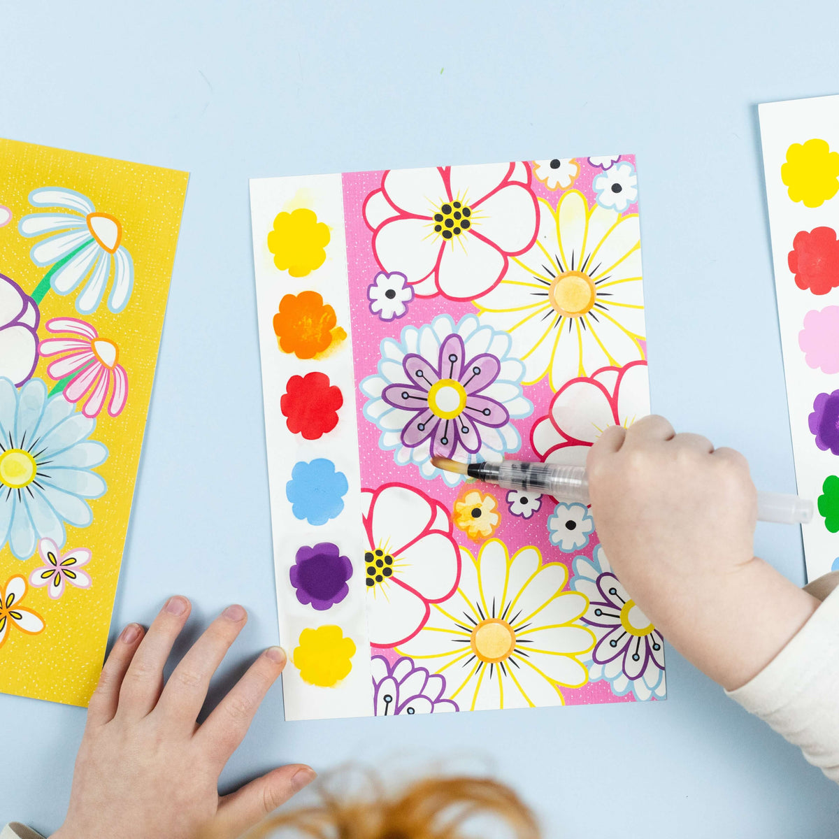 TIGER TRIBE PAINT A PICTURE SET BUTTERFLIES & FLOWERS