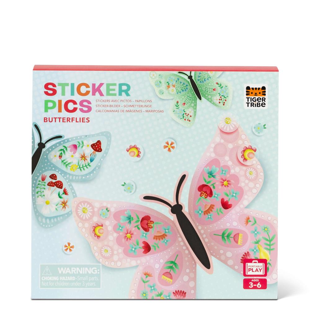 TIGER TRIBE STICKER PICS BUTTERFLIES