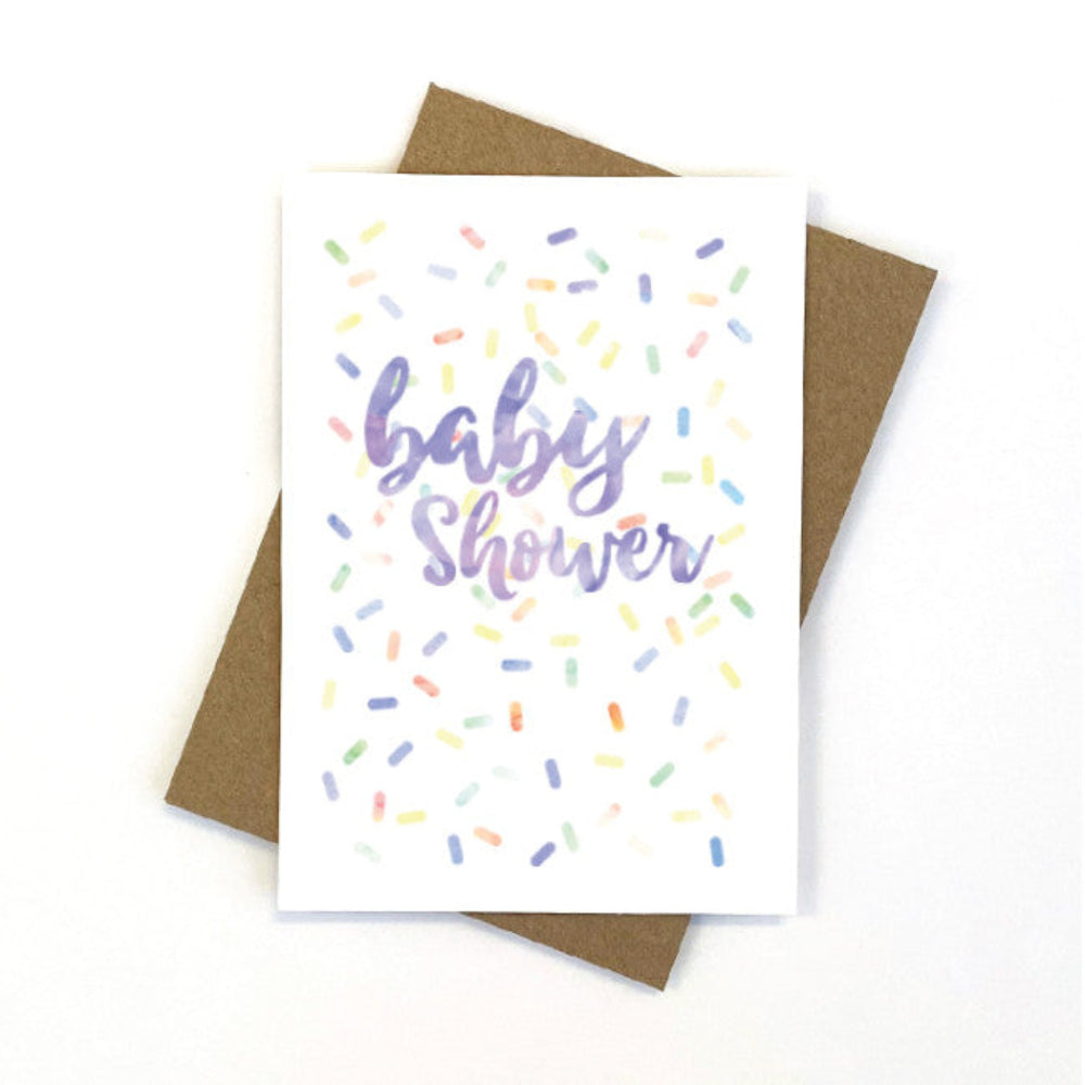 CANDLE BARK BABY SHOWER SPRINKLES CARDS