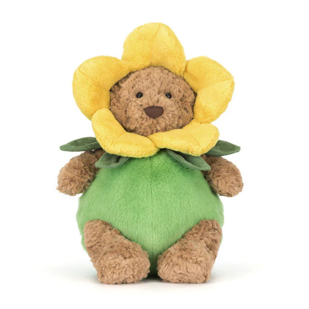 JELLYCAT BARTHOLOMEW BEAR DAFFODIL OUTFIT MEDIUM