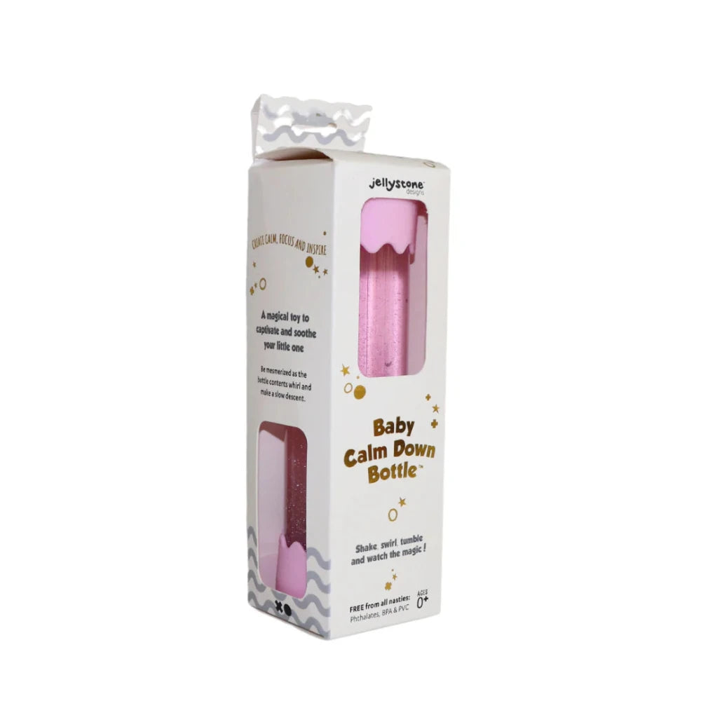 JELLYSTONE DESIGNS BABY CALM DOWN BOTTLE SOFT BUBBLEGUM