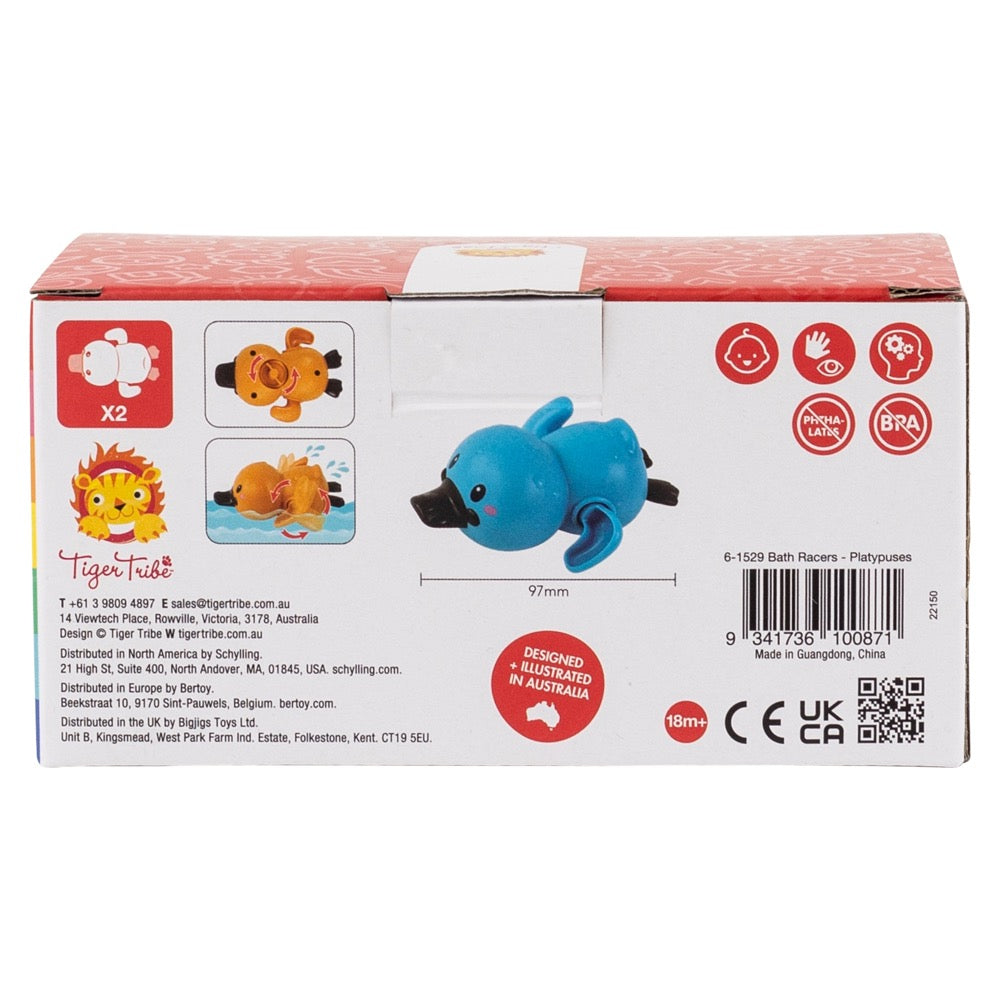 TIGER TRIBE BATH RACERS PLATYPUSES