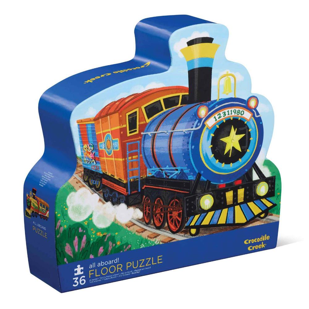 CROCODILE CREEK ALL ABOARD FLOOR PUZZLE 36pc