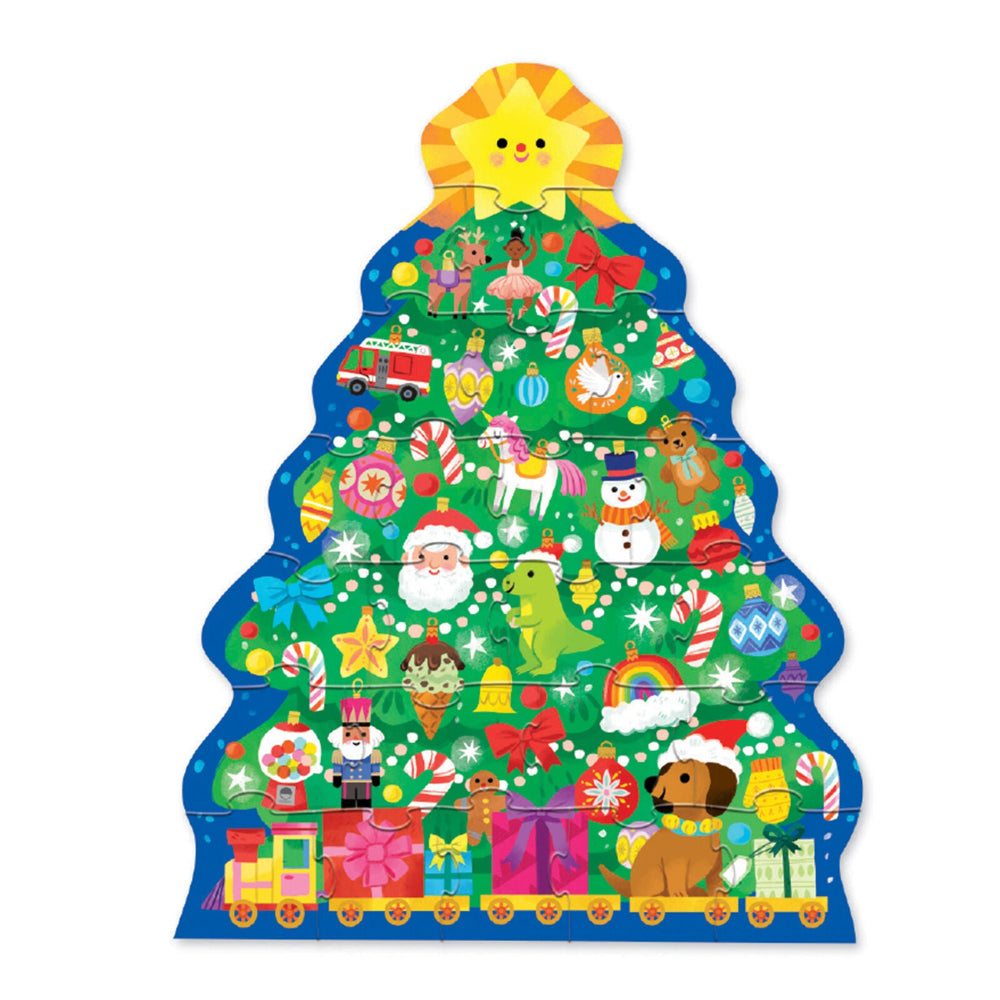 CROCODILE CREEK CHRISTMAS TREE 24PC PUZZLE