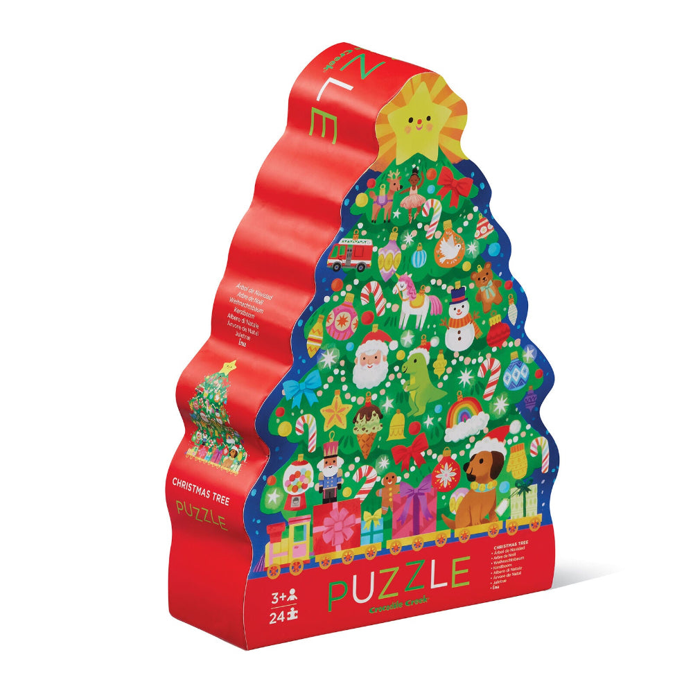 CROCODILE CREEK CHRISTMAS TREE 24PC PUZZLE