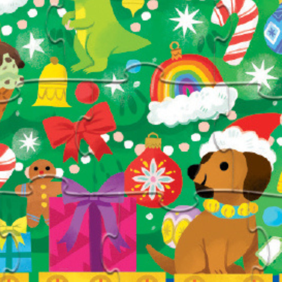 CROCODILE CREEK CHRISTMAS TREE 24PC PUZZLE