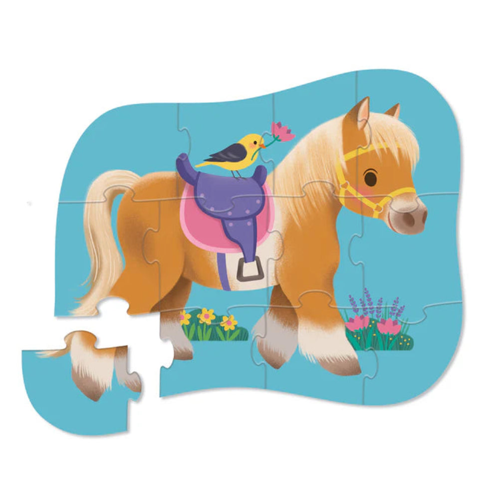 CROCODILE CREEK MINI PONY 12PC PUZZLE