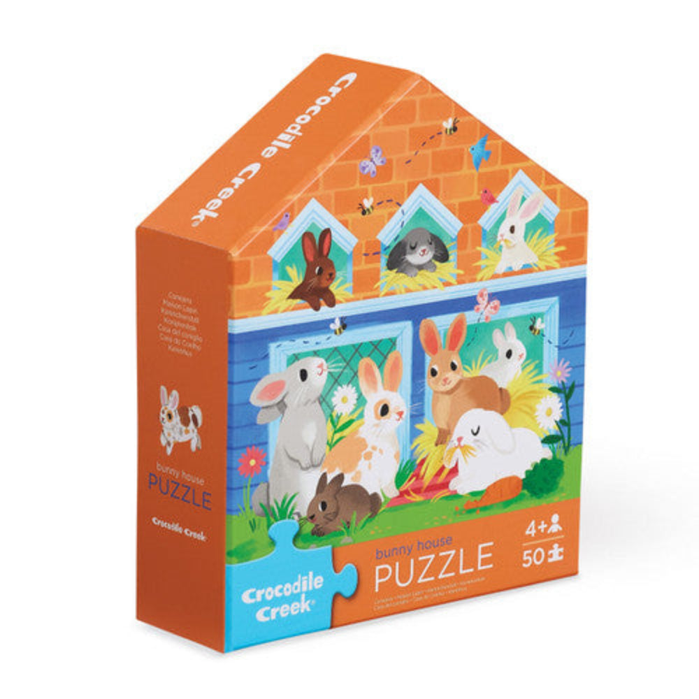 CROCODILE CREEK BUNNY HOUSE 50PC PUZZLE