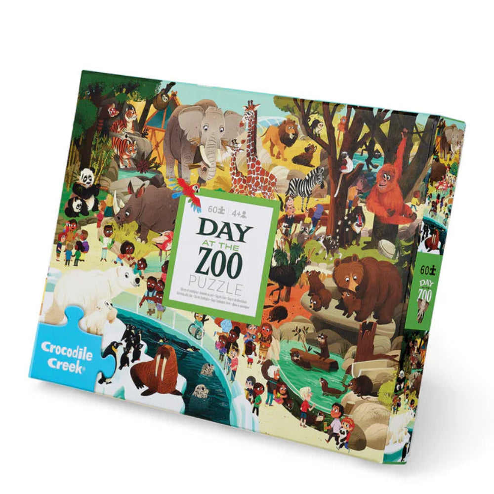 CROCODILE CREEK DAY AT THE ZOO PUZZLE 60PC