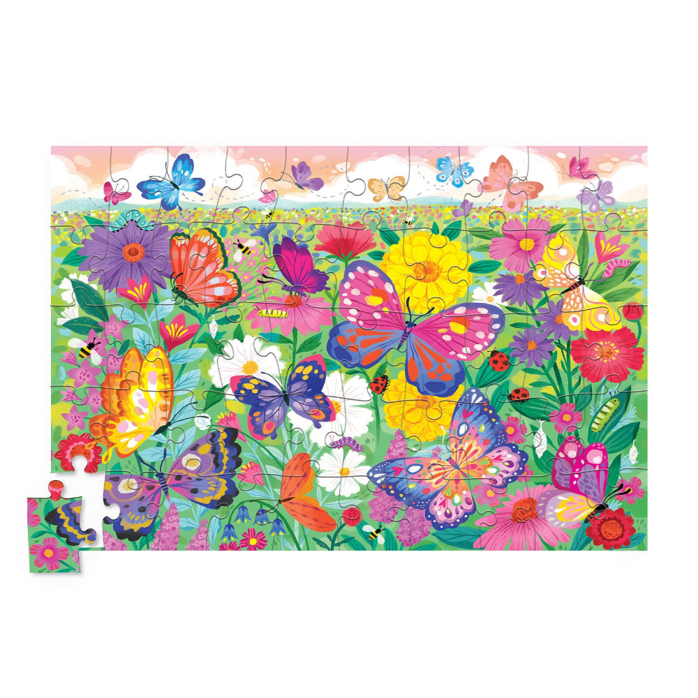 CROCODILE CREEK HOLOGRAPHIC BUTTERFLIES 50PC PUZZLE
