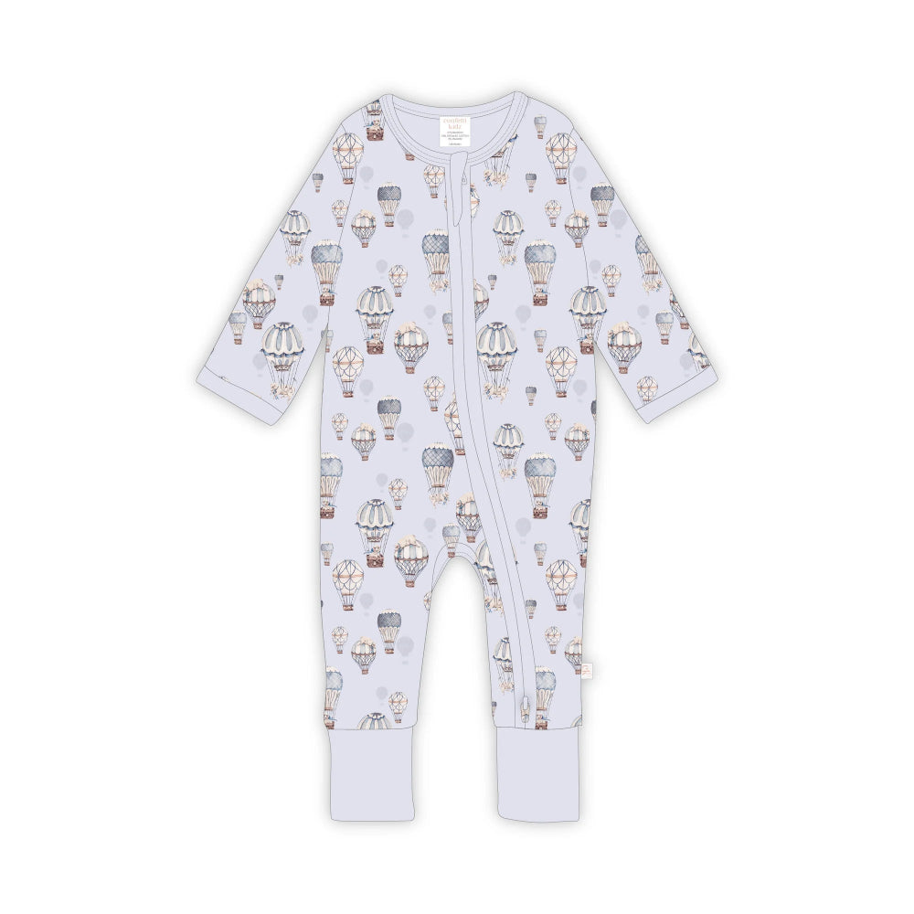 SLEEPY SHEEP BAMBOO ZIPSUIT 0-3 MONTHS