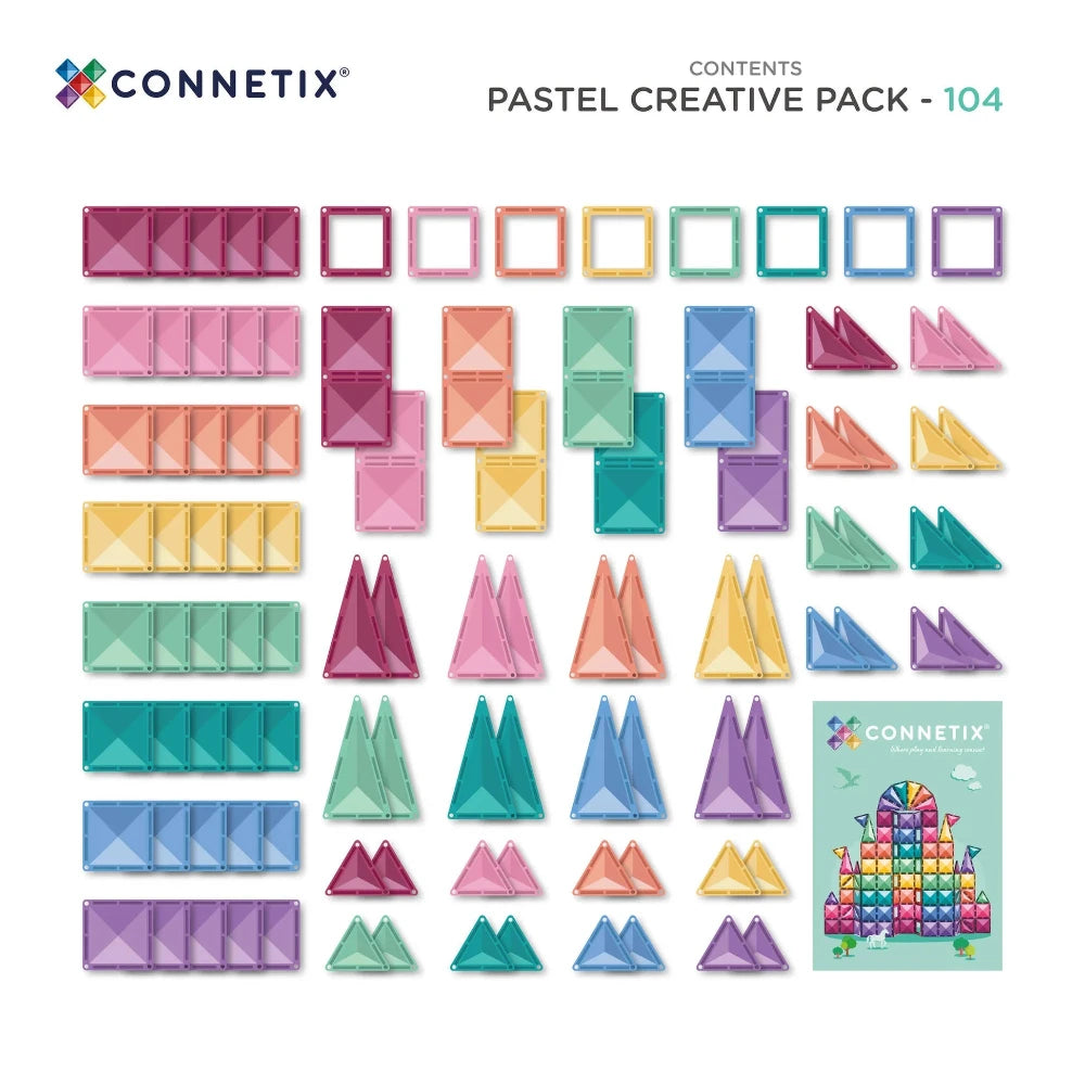 CONNETIX PASTEL CREATIVE 104PC PACK