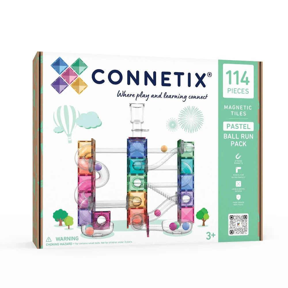 CONNETIX PASTEL BALL RUN 114PC PACK