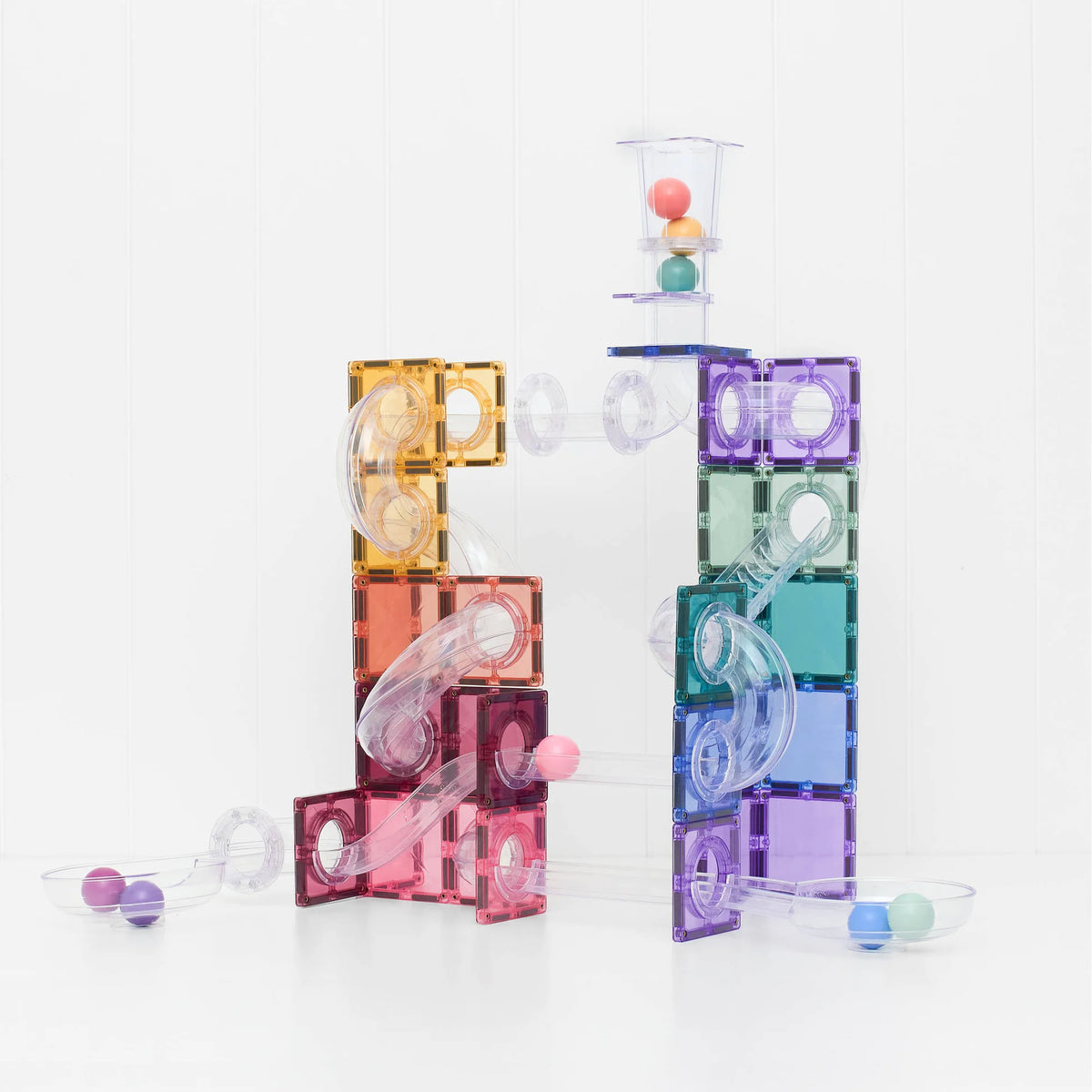 CONNETIX PASTEL BALL RUN 114PC PACK
