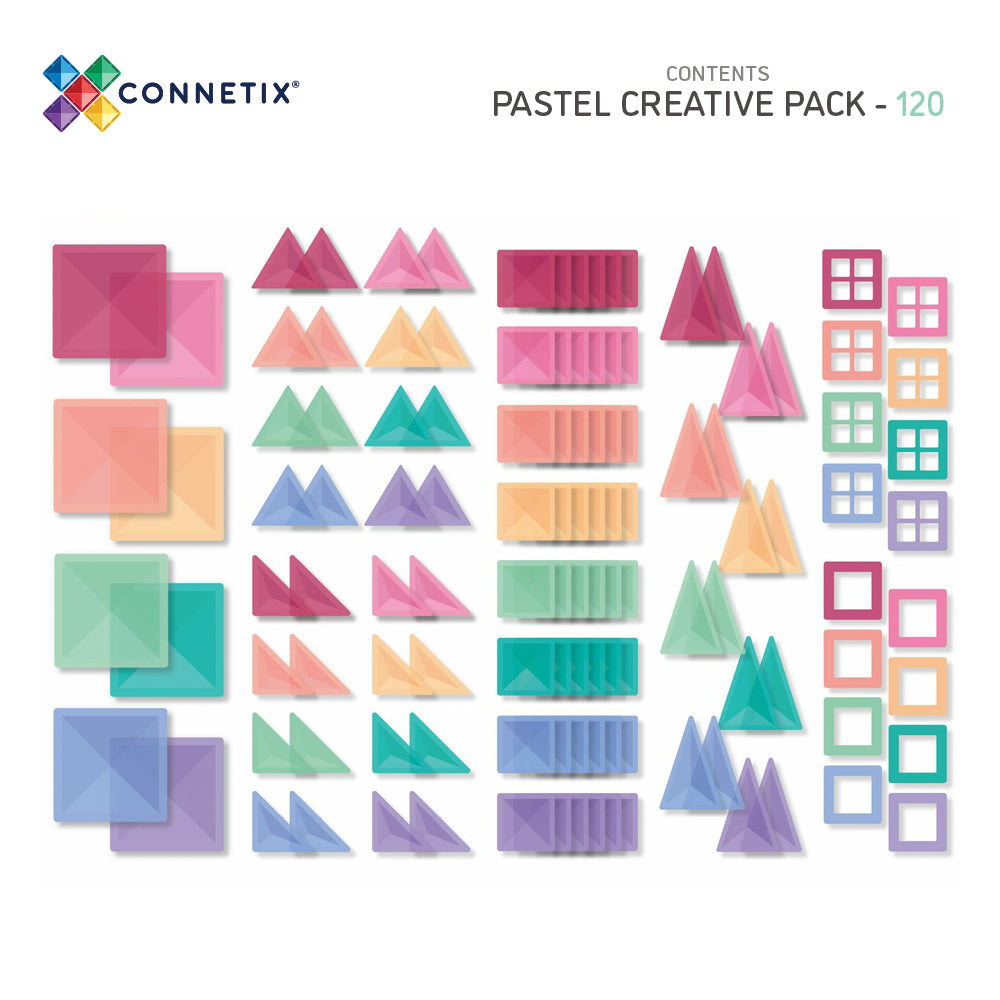 CONNETIX 120 PIECE PASTEL PACK