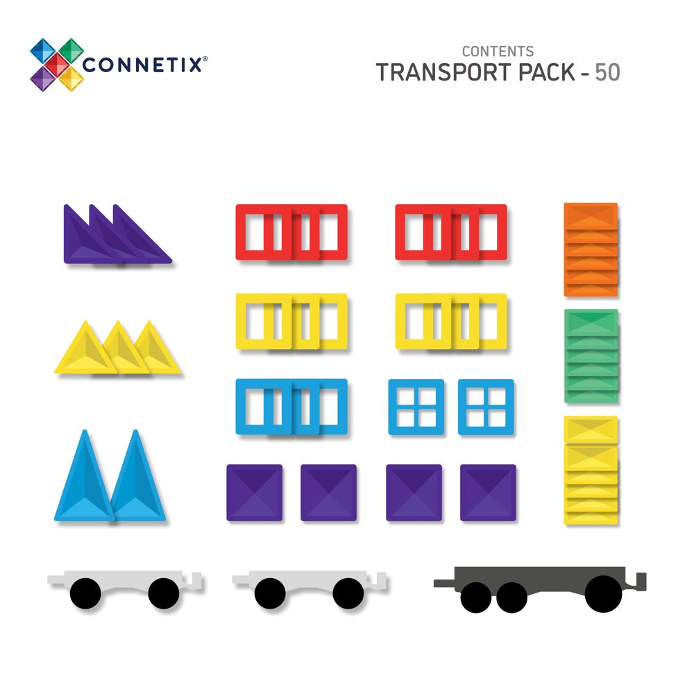 CONNETIX 50 PIECE TRANSPORT PACK