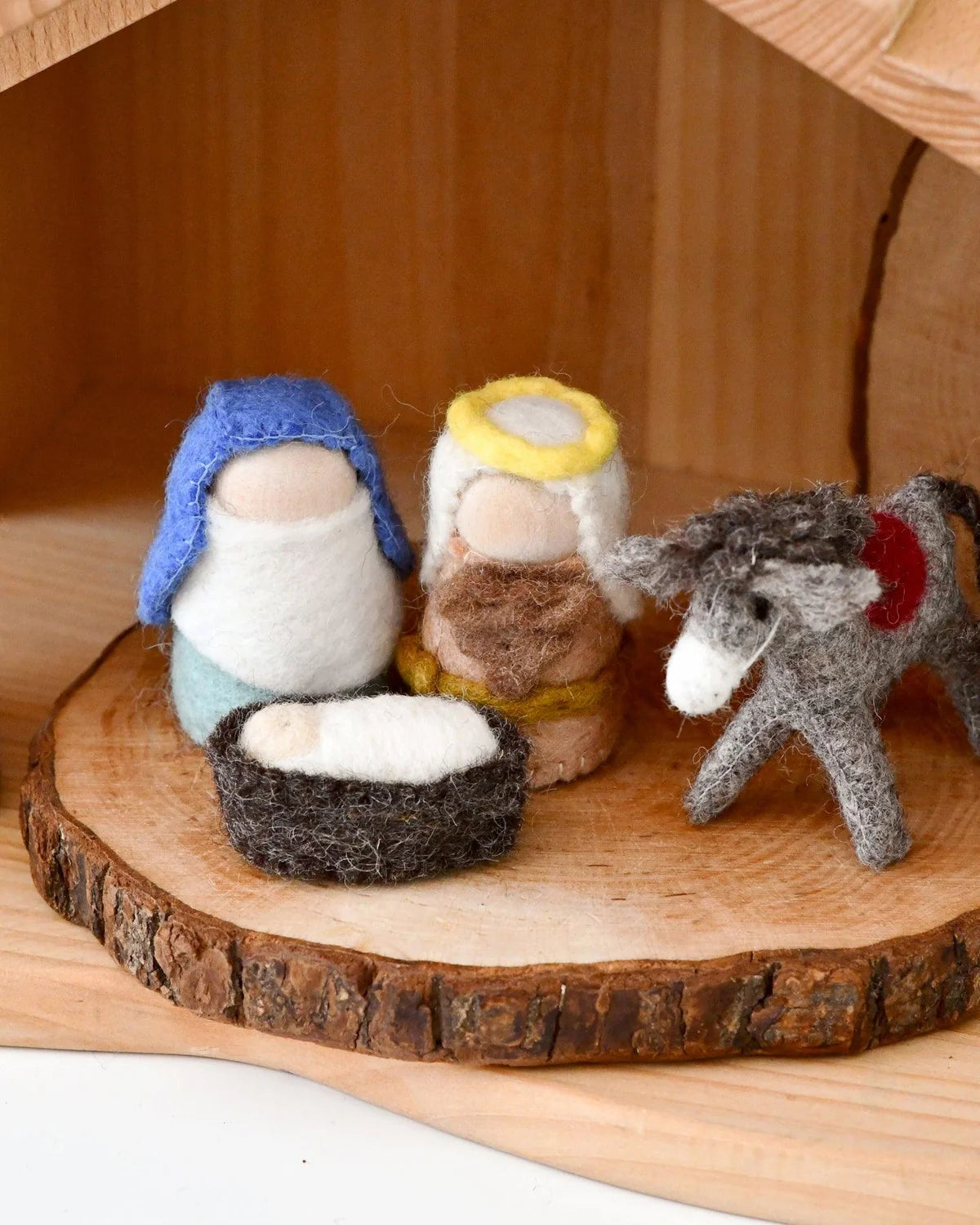 TARA TREASURES FELT NATIVITY PEG DOLLS