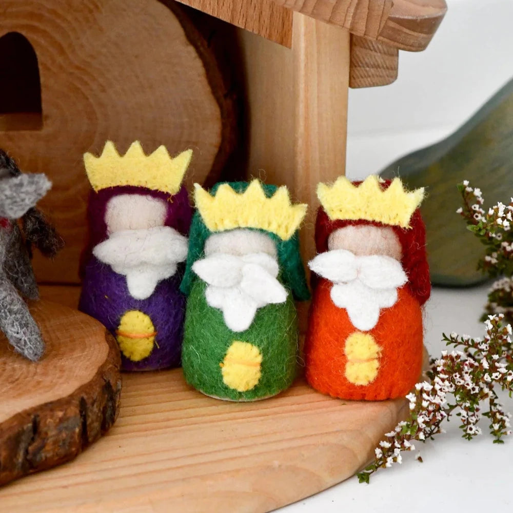 TARA TREASURES FELT NATIVITY PEG DOLLS