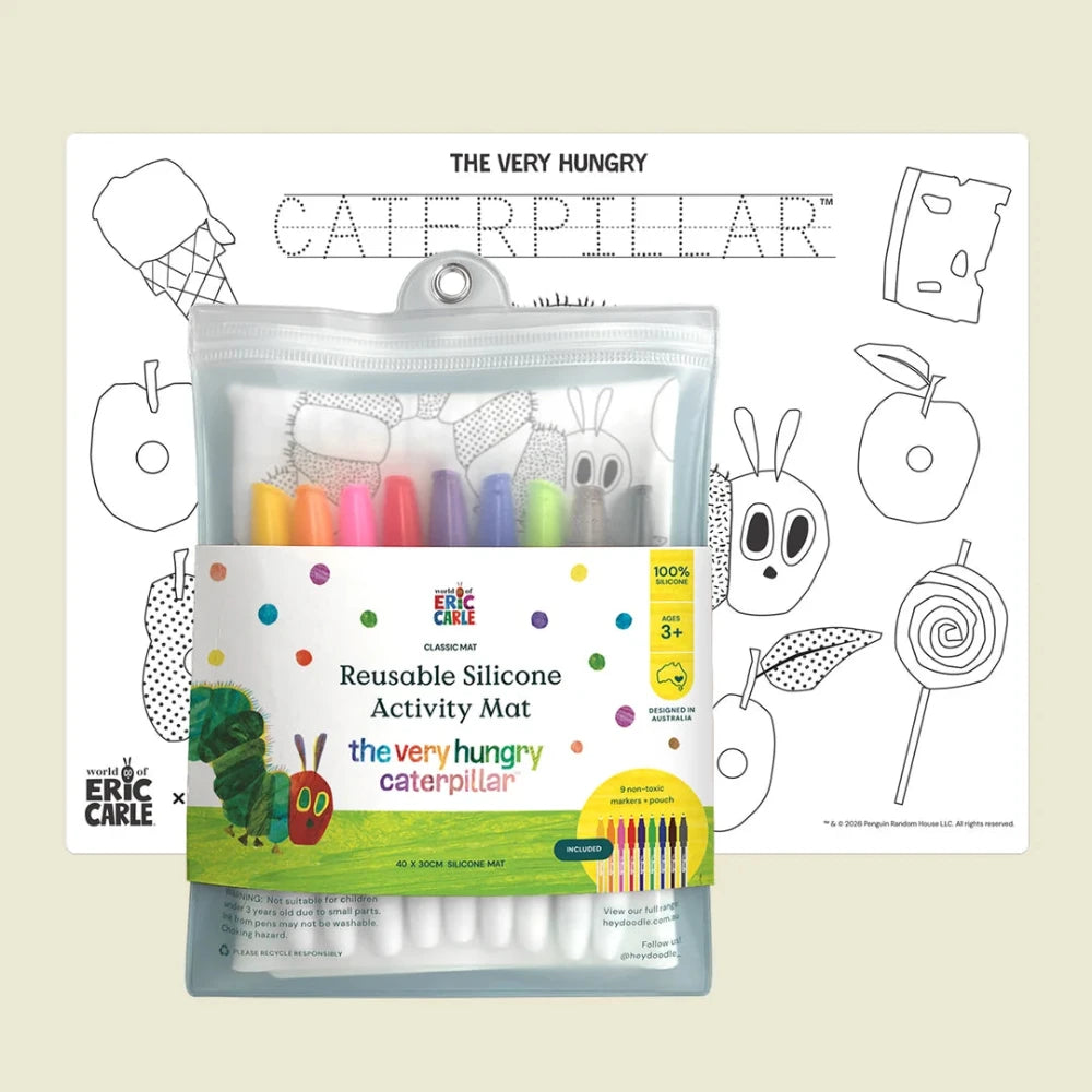 HEY DOODLE PLACEMAT THE VERY HUNGRY CATERPILLAR