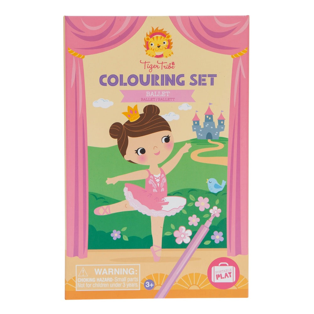 TIGER TRIBE BALLET COLOURING SET