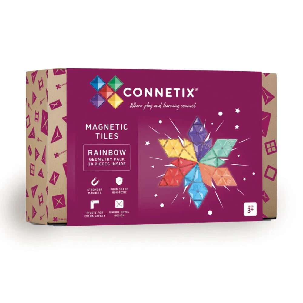 Connetix RAINBOW GEOMETRY PACK 30 PIECES