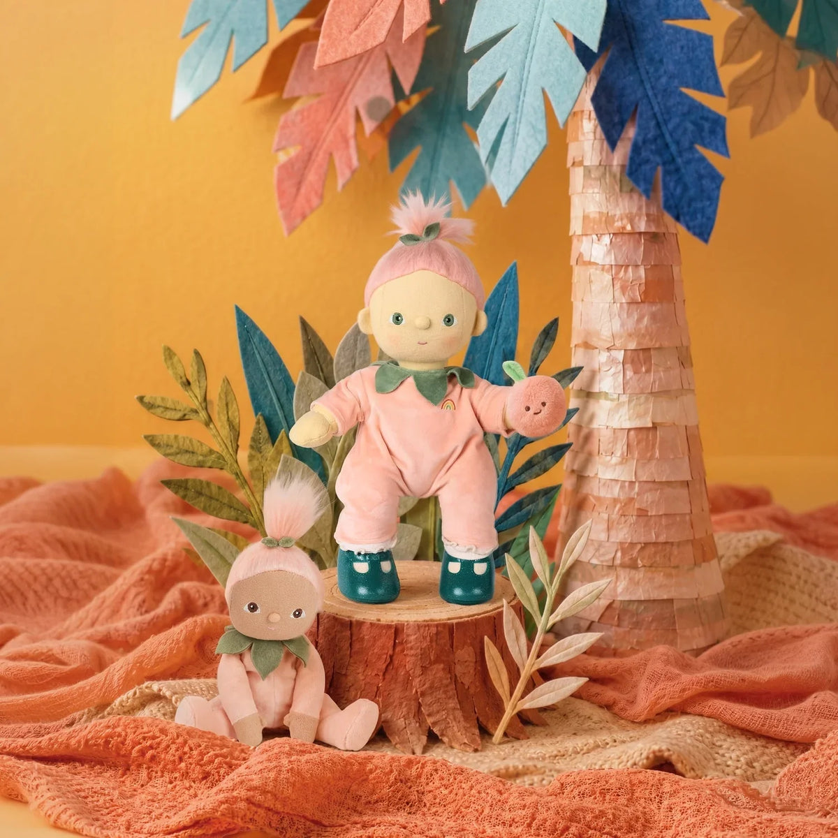 OLLIELLA DINKUM DOLL PIPER PEACH