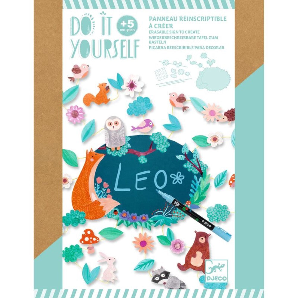 DJECO DO IT YOURSELF ERASABLE SIGN