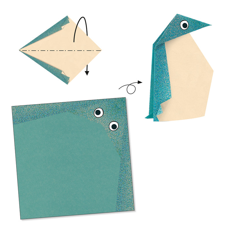 DJECO POLAR ANIMALS ORIGAMI