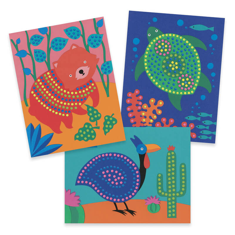DJECO WOMBAT PAINT WITH STICKS SET