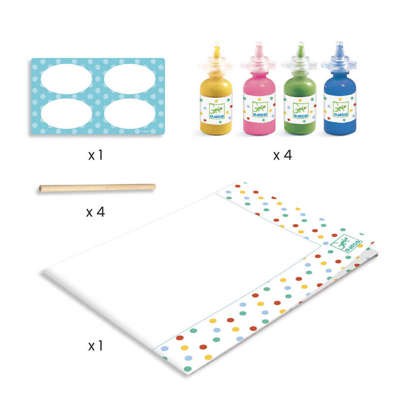 DJECO WOMBAT PAINT WITH STICKS SET