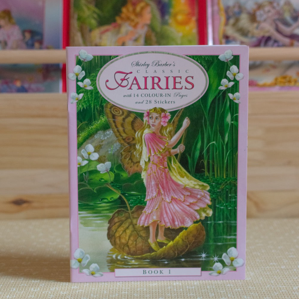SHIRLEY BARBER CLASSIC FAIRIES COLOURING AND STICKER BOOK 1