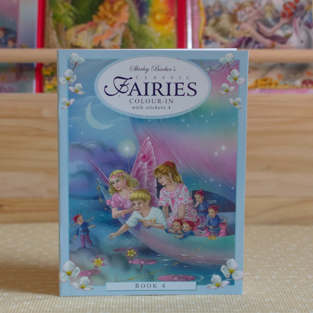 SHIRLEY BARBER CLASSIC FAIRIES COLOURING AND STICKER BOOK 4