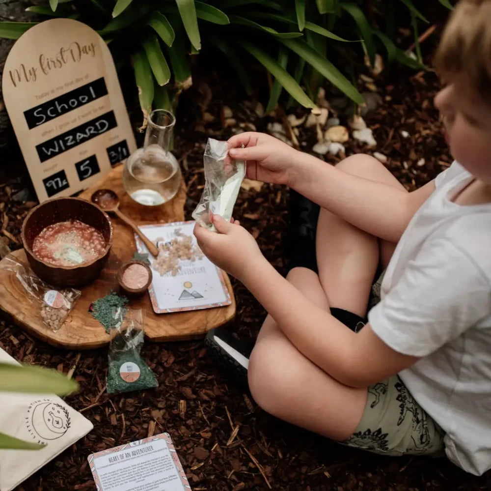 LITTLE POTION CO HEART OF AN ADVENTURER BRAVE POTION POUCH